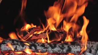 Clip Video, Fireplace, Fire, Flame, Heat, Burn