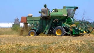 Footage For Commercial Use, Harvester, Farm Machine, Machine, Device, Tractor